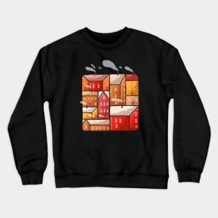 Color Block City Crewneck Sweatshirt